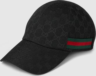 Gucci GG Baseball Hat With Web, Size XXS, Black, Ready-to-wear