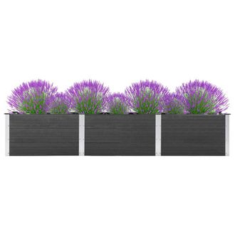 Berkfield Home Garden Raised Bed 300x50x54 cm WPC Grey | Size: 300 x 50 x 54 cm