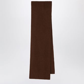 Le Bonnet Scarf in wool and Caregora in Walnut