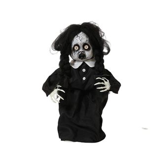 Bigbuy Bigbuy Atosa Ni&ntilde;a Fantasma Decoraci&oacute;n Halloween Blanca 70x10x92 Cm