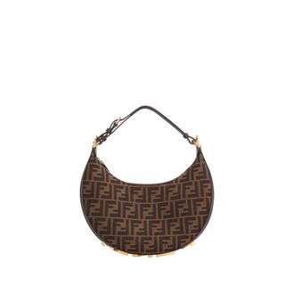 Fendi Handbags, female, Brown, Size: ONE SIZE Small Graphy Camera Bag