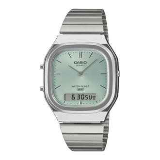 Casio Casio Collection Vintage Unisex Horloge Zilverkleurig AQ-240E-2AEF