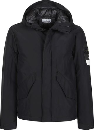 Stone Island Matte Black Insulated Down Jacket