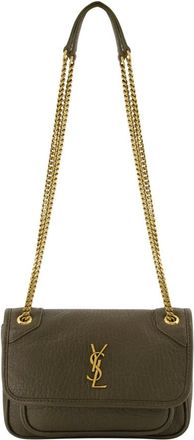 Saint Laurent Tassen, Dames, Groen, ONE Size, Niki Mini