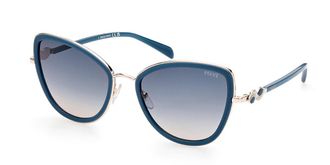 Pucci Emilio Pucci EP0184 95P Womens Sunglasses Blue Size 57