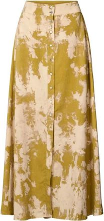 Rabens Saloner Mujer, Faldas, Amarillo, Talla: L