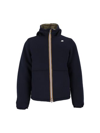 K-Way Jack Spacer Nylon Double Corto Reversible Hooded Jacket