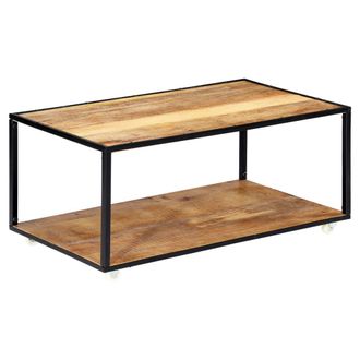 vidaXL Mesa De Centro De Madera Maciza Reciclada 90x50x40 Cm Vidaxl