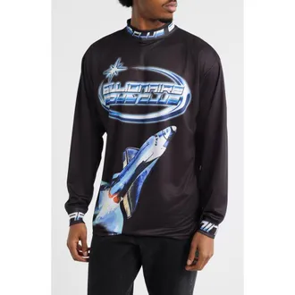 Billionaire Boys Club Discover Long Sleeve Jersey Shirt in Black at Nordstrom Rack, Size Xx-Large R