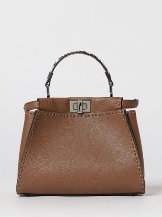 Fendi Borsa Peekaboo Fendi in cuoio romano