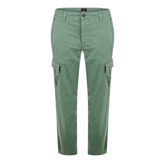 HUGO BOSS Heren Tailored Cargo Broek (Groen)