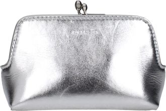 Jil Sander Gray Leather Crossbody Womens Bag