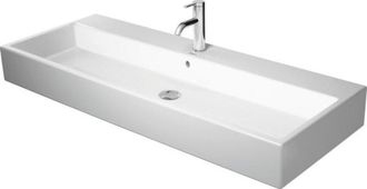 Duravit Lavabo Vero Air Wash Duravit 120x47cm, Con Rebosadero, Con Banco