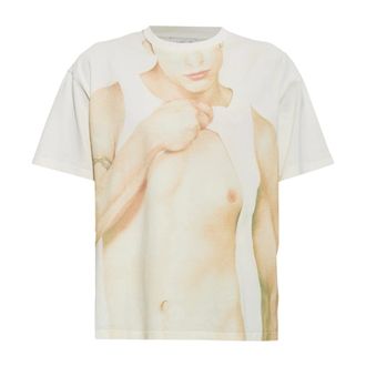 Carne Bollente Heren, Tops, Beige, Maat: XL Katoen