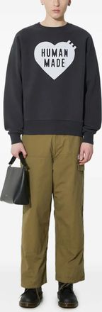 Human Made Pantaloni con applicazione logo - Verde