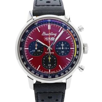 Breitling Pre-owned Top Time - Heren - Pre-owned - Rood - Maat: ONE Size Leer