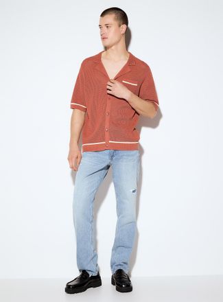 Drykorn Mens Worn faded blue jean Straight fit