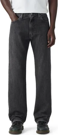 Levi's 555 Relaxed Straight Leg Cotton & Linen Jeans in We Good In The West Ltwt at Nordstrom, Size 36 X 32