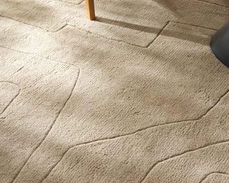 Castlery Mira Handtufted Area Rug by Castlery, 7.5 x 9, 100% New Zealand Wool, Beige