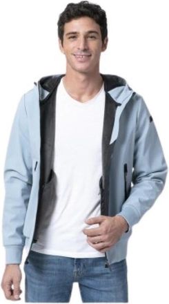 Roberto Ricci Design Sweatshirt met rits - Heren - Vesten met rits - Blauw - L - Hoodies & sweatvesten