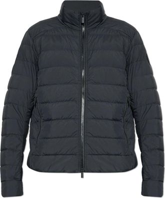 Canada Goose Crofton Down Jacket - Heren - Gewatteerde jassen - Zwart - 2XL - Leer - Jassen
