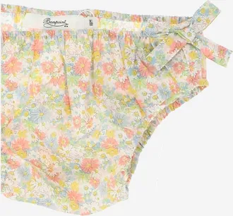 BONPOINT Girls Bikini Liberty Print Rose Cotton Swimsuits Sea Clothing