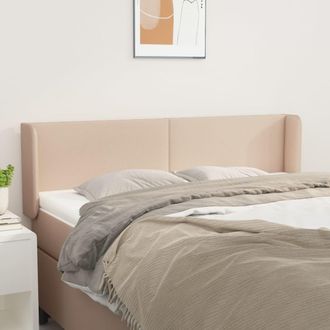 vidaXL Cabecero De Cuero Sint&eacute;tico Color Capuchino 147x16x78/88 Cm Vidaxl