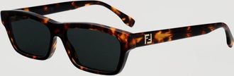 Fendi Occhiali da sole FF Squared in acetato
