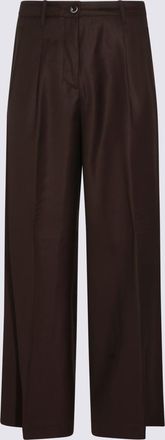 Nine In The Morning Brown Wool Pants