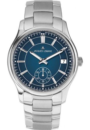 Jacques Lemans 1-2197G Mens Derby Watch - Silver - One Size