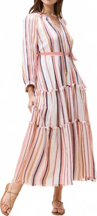 Cleobella Wisteria Midi Dress In Ivory Multi