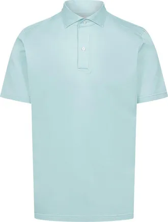 Emanuel Berg Jacquard Texture Polo in Bright Green at Nordstrom, Size Xxx-Large
