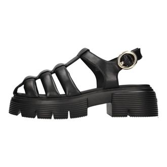 Stuart Weitzman Schoenen, Dames, Zwart, 35 1/2 EU, Leer, Nolita Fisherman Sandal
