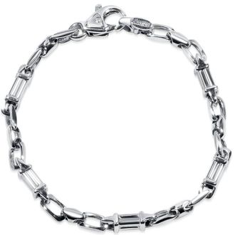 Pompeii3 Mens Designer Link 14k Gold (16gram) or Platinum (27gram) 5.5mm Bracelet 8.5
