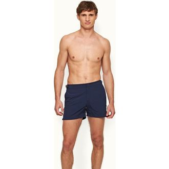 Orlebar Brown Setter Shorter Length Swim Shorts in Navy at Nordstrom, Size 36
