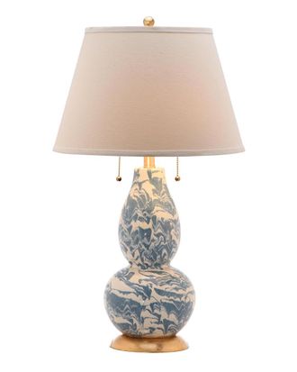 Safavieh 28.5In Color Swirls Glass Table Lamp
