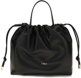 Chlo&eacute; Soft Lamb Nappa Shoulder Bag Black
