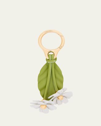 Loewe Chamomile Flower Bag Charm in Calfskin Leather