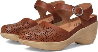 Softwalk Mabelle Perf Womens Slippers Luggage : 10.5 WW (EE), Leather