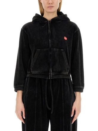 Alexander Wang Velour Sweatshirt