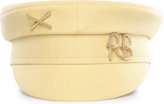 Ruslan Baginskiy Baker Boy Cap - Dames - Hoeden - Geel - XS - Katoen - Accessoires