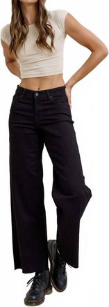 Hidden Jeans Nori Clean Mid Rise Pants In Black