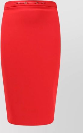 Elisabetta Franchi logo-detail pencil skirt