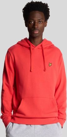 Lyle & Scott Lyle And Scott Mens Loopback Cotton Hoodie - Red - Size: 38