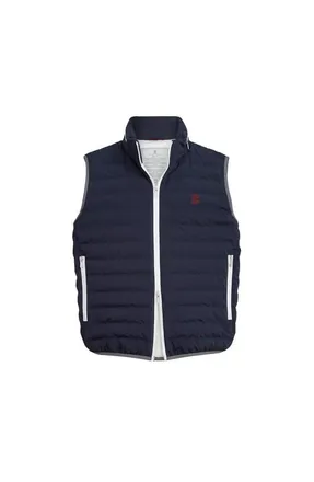 Brunello Cucinelli Nylon down vest in Navy Blue at Nordstrom, Size Xx-Large Eu