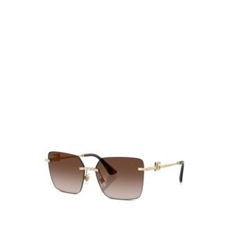 Dolce & Gabbana Sunglasses, female, Yellow, Size: 59 MM Square Sunglasses