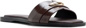 Aldo Briela Slide Sandal in Dark Brown at Nordstrom, Size 6.5