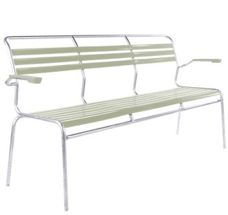 Schubiger M&ouml;bel L&auml;ttli-Bank S&auml;ntis mit Armlehnen