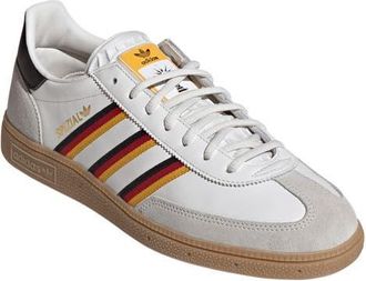 adidas Gender Inclusive Handball Spezial Sneaker in Cloud White/Yellow/Red at Nordstrom, Size 11.5 Womens