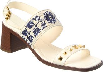 Valentino Rockstud 60 Leather Sandal